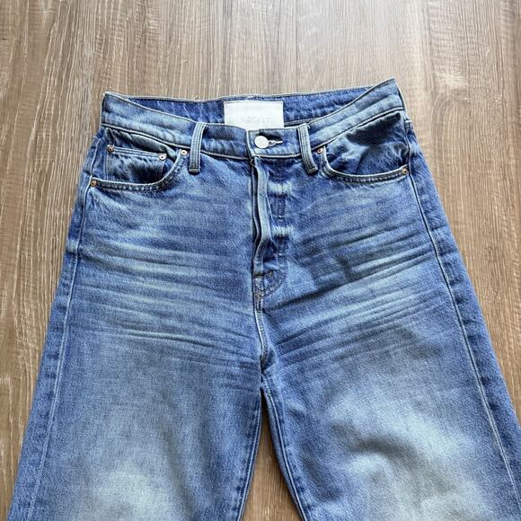 Mother The Tomcat Roller Jeans Womens 26 Blue/Pretty Is As Pretty Does - Picture 6 of 13
